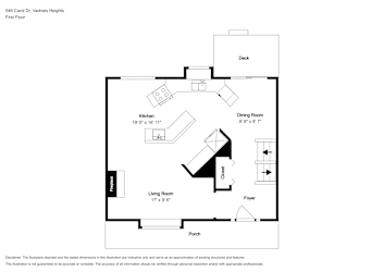 Floor plan 2 for 546 Carol Dr