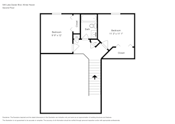Floor plan 2 for 546 Lake Dexter Blvd