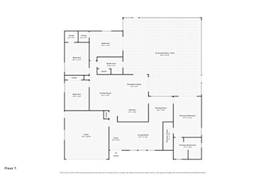 Floor plan 1 for 5463 Nw 58Th Ter