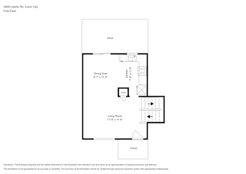 Floor plan 1 for 5469 Liberty Rd