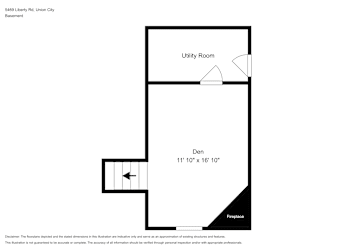 Floor plan 3 for 5469 Liberty Rd