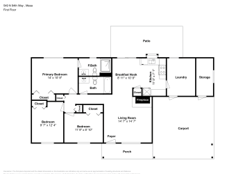 Floor plan 1 for 549 N 94th Way