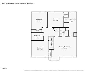 Floor plan 2 for 5503 Tunbridge Wells Rd