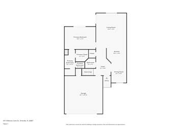 Floor plan 2 for 551 Hibiscus Cove Dr