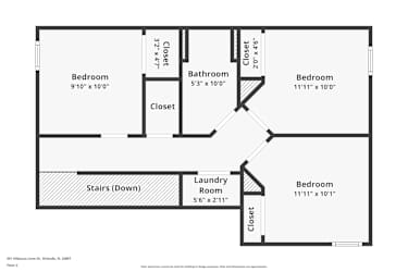 Floor plan 1 for 551 Hibiscus Cove Dr