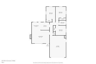 Floor plan 1 for 5510 79th St