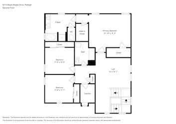 Floor plan 2 for 5514 Black Maple Dr
