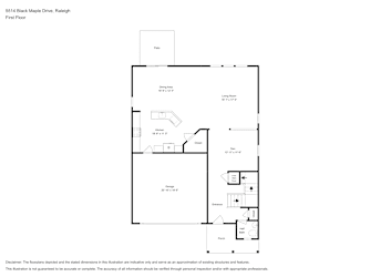Floor plan 1 for 5514 Black Maple Dr