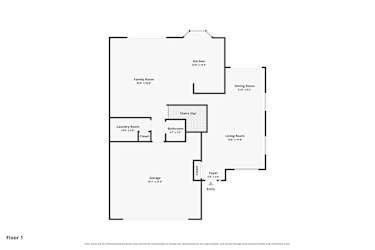 Floor plan 1 for 5514 NW 106th Dr