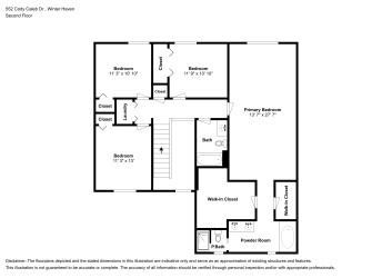 Floor plan 2 for 552 Cody Caleb Dr