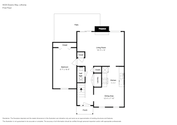 Floor plan 1 for 5535 Downs Way