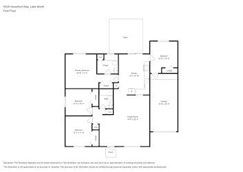 Floor plan 1 for 5535 Haverford Way