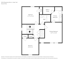 Floor plan 2 for 5539 Whispering Wind Ln
