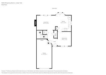 Floor plan 1 for 5539 Whispering Wind Ln