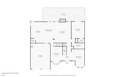 Floor plan 1 for 5556 Jamerson Dr