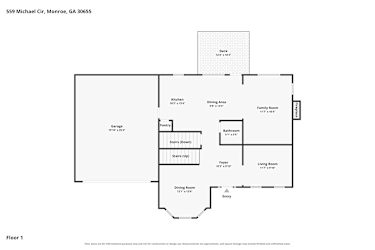Floor plan 1 for 559 Michael Cir
