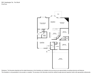 Floor plan 1 for 5601 Heatherglen Ter