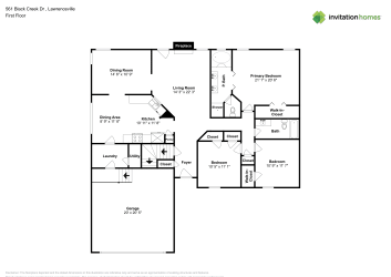 Floor plan 1 for 561 Black Creek Dr