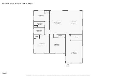 Floor plan 1 for 5620 86th Ave N
