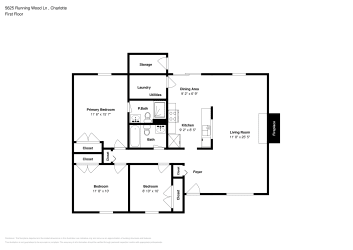 Floor plan 1 for 5625 Running Wood Ln