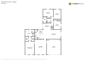 Floor plan 1 for 5627 Oakwood Knoll Dr