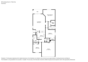 Floor plan 1 for 563 Lindsay Anne Ct