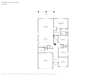 Floor plan 1 for 5644 Arborvista Dr