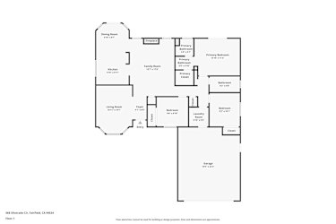 Floor plan 1 for 568 Silverado Cir