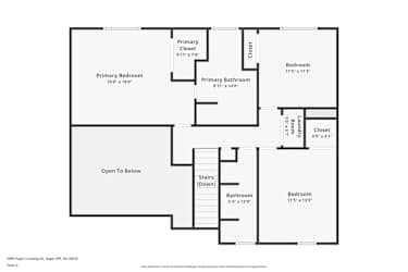 Floor plan 2 for 5690 Sugar Crossing Dr