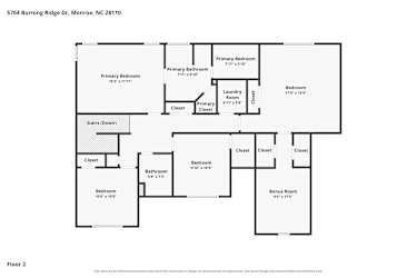 Floor plan 2 for 5704 Burning Ridge Dr