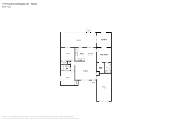 Floor plan 1 for 5707 Carrollwood Meadows Dr