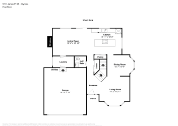 Floor plan 1 for 5711 James Pl SE