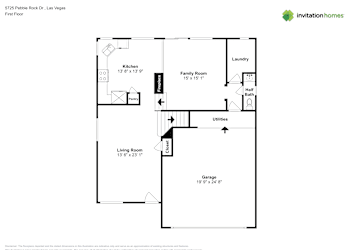 Floor plan 1 for 5725 Pebble Rock Dr
