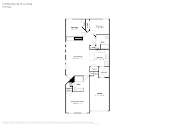 Floor plan 1 for 5740 Mountain Top Pl