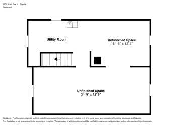 Floor plan 2 for 5757 Adair Ave N