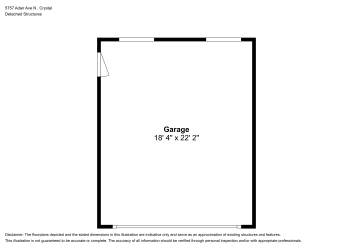 Floor plan 1 for 5757 Adair Ave N