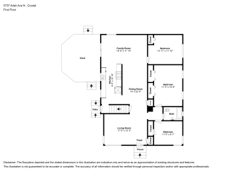 Floor plan 3 for 5757 Adair Ave N