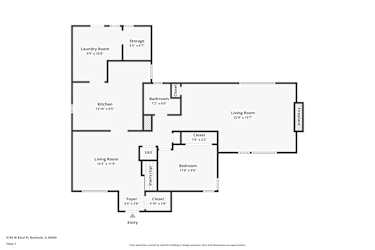 Floor plan 1 for 5759 W 82nd Pl