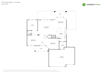 Floor plan 1 for 5773 Cowboy Fiddle Ct