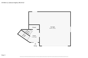 Floor plan 2 for 578 Witt Ct