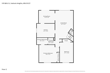 Floor plan 3 for 578 Witt Ct