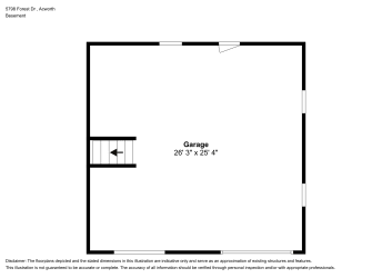 Floor plan 1 for 5798 Forest Dr