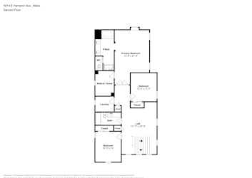 Floor plan 2 for 5814 E Hampton Ave