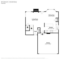Floor plan 1 for 5814 Santana Dr
