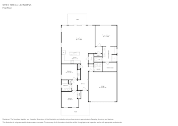Floor plan 1 for 5819 N 196th Ln