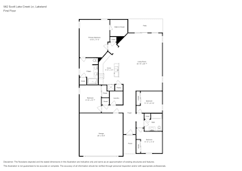 Floor plan 1 for 582 Scott Lake Creek Ln