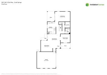 Floor plan 1 for 5821 NW 122nd Way
