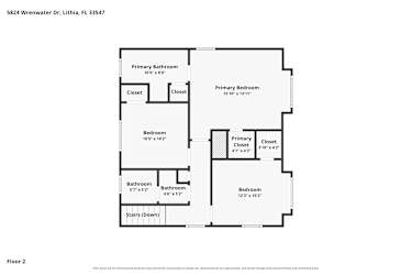 Floor plan 2 for 5824 Wrenwater Dr