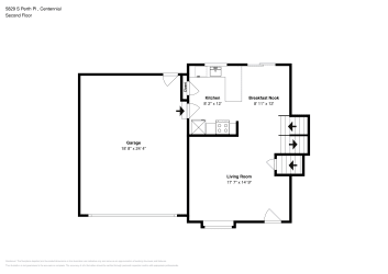 Floor plan 2 for 5829 S Perth Pl