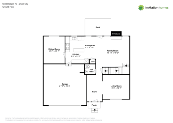 Floor plan 2 for 5830 Dodson Rd